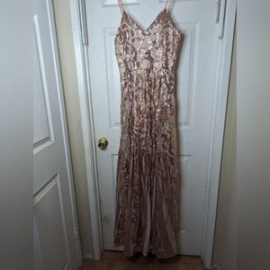 Light Pink sequin dress, Windsor, medium